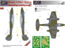 1/72 Mask Gloster F.Mk.4 Meteor Camouflage painting