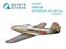 1/48 P-39 3D-Printed & color Interior