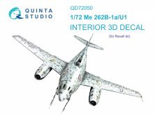 1/72 Me-262B-1a/U1 3D-Print & color Interior