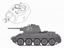 CMK Conversion T-34/76 1943 Chtz Sovi�tique 1/35 Tamiya
