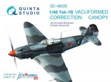 1/48 Vacu canopy for Yak-1B correction