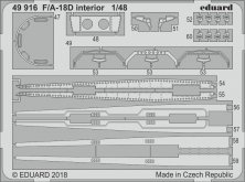 1/48 McDonnell-Douglas F/A-18D interior
