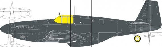 Maschera 1/32 P-51B Birdcage Canopy TFace per Eduard