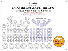 1/72 Antonov An-24 Double-sided and wheels masks