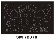 1/72 Percival P.50 Sea Prince mask for Valom