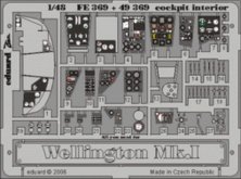 Wellington Mk.I cockpit interior  (TRU)
