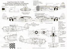 Microscale D�calcomanies P-47D Thunderbolt Bubbletop 1/72