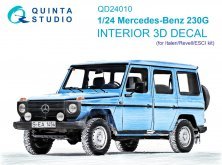 1/24 Mercedes-Benz 230G Interior for Italeri-Revell-ESCI