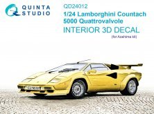 1/24 Lamborghini Countach 5000 QV Interior for Aoshima