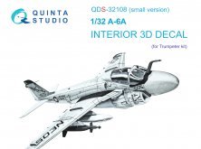 1/32 A-6A Intruder 3D-Printed & color Interior