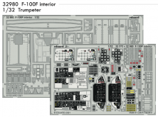 1/32 North-American F-100F Super Sabre interior