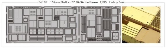 1/35 152mm ShkH vz.77 DANA tool boxes (HOBBYB)