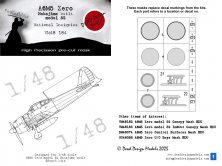 1/48 Mitsubishi A6M5 model 52 Nakajima National Insignia mask