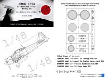 1/48 Mitsubishi A6M5 model 52 Mitsubishi National Insignia mask