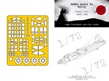 1/72 Mitsubishi G4M2e Betty model 24 mask for Hasegawa
