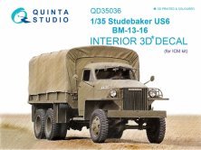 1/35 Studebaker US6 3D-Printed & coloured Interior