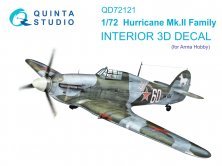 1/72 Hurricane Mk.II family Interior for Arma Hobby
