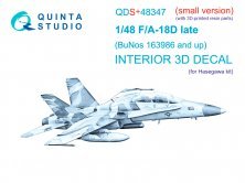 1/48 FA-18D late Interior for Hasegawa small with resin