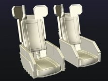 1/72 Bell AH-1G Cobra Seats (for Special Hobby)