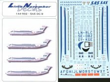 Lima November 1/144 Douglas DC-9 SAS Scandinavian Airlines