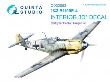 1/32 Bf 109E-4 3D-Print & colour Interior