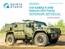 1/35 KAMAZ K-4386 Typhoon VDV 3D-Print & color interior