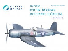 1/72 Vought F4U-1D Corsair coloured Interior