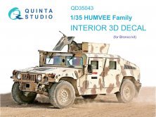 1/35 HUMVEE Family 3D-Printed & color Interior BRONCO