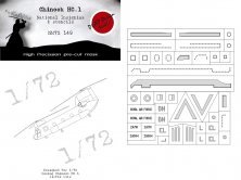 1/72 Chinook HC.1 National Insignia for Airfix masks