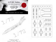 1/72 McDonnellF-101/McDonnell RF-101 Voodoo National Insignia