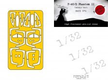 1/32 McDonnell F-4C/D Phantom II mask for Tamiya