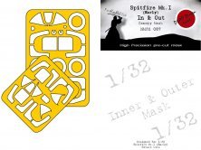 1/32 Supermarine Spitfire Mk.I early mask for Kotare