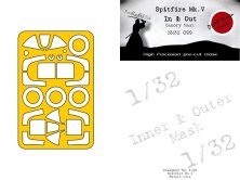 1/32 Supermarine Spitfire Mk.V early mask for Kotare