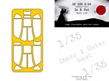 Bf-109G-10 Paint Mask 1/35 Border Model Bf-109G-10 Paint Mask 1/35 Border Model