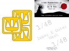 1/48 Fairchild A-10A/C Thunderbolt II mask for Hobby Boss