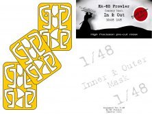 1/48 Grumman EA-6B Prowler inside and outside mask for Italeri