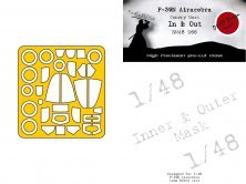 1/48 Bell P-39N Airacobra mask for Arma Hobby