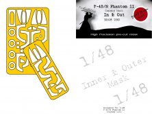 1/48 F-4B/N Phantom II mask inside and outside for Academy