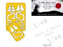 1/48 Convair F-106A Delta Dart mask for Trumpeter