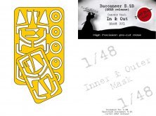 1/48 Blackburn Buccaneer S.2B 2022 mask for Airfix