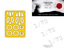 1/72 BAC/EE Lightning F.1/2/6 masks for Airfix