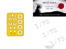 1/72 Mikoyan MiG-17F mask for Airfix