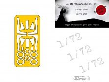 1/72 Fairchild A-10 Thunderbolt mask for Italeri and Revell