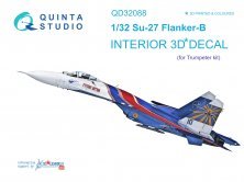 1/32 Su-27 3D-Printed & color Interior