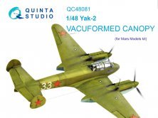 1/48 Vacu canopy for Yak-2