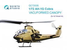 1/72 Vacu canopy AH-1G Cobra