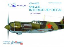 1/48 La-5 3D-Print & colour Interior