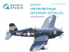 1/48 Vought F4U-5N Corsair coloured Interior