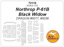 1/72 Northrop P-61B Black Widow
