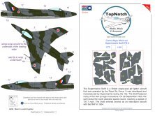 1/72 Supermarine Swift FR.5 camouflage paint mask